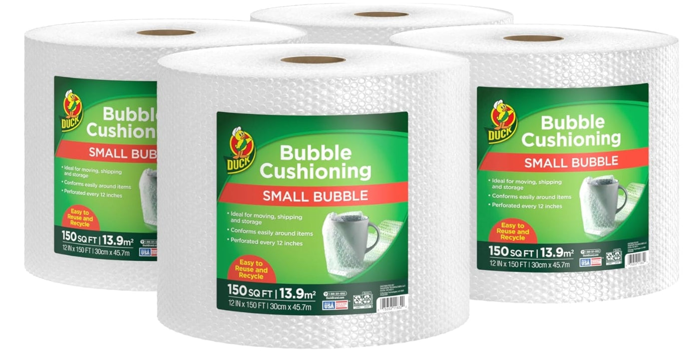 DUCK BRAND SMALL BUBBLE CUSHION  BUBBLE WRAP