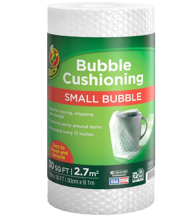 DUCK BRAND SMALL BUBBLE CUSHION  BUBBLE WRAP